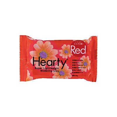 Padico Air Dry Hearty Soft Color Clay 50 Gm Red Pack Of 2