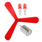 Symfonia Dynamo Motor A.C. Generator For School Science Projects And Experiments And 2 Leds