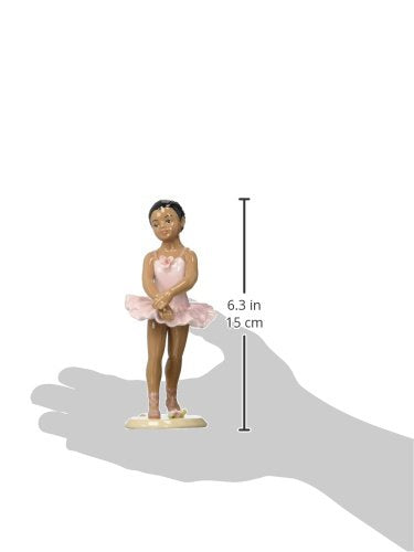 Cosmos Gifts 20901 African American Ballerina In Pink Dress 6 1/8' H
