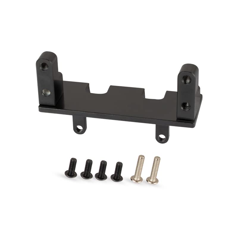KYX Racing CNC Machined Aluminum Front Axle Servo Mount Linkage Upgrades Parts Accessories for 1/18 RC Crawler Car Axial Capra U