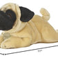 Aurora 11" Plush Pug Toy - Multi Color, Model 10823, Soft Stuffed Animal