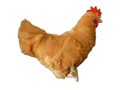 Adore Plush 12" Standing Buffy The Hen Chicken Plush Toy - Multi-color, Soft Material, Perfect for Kids and Collectors