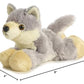 Aurora® Mini Flopsie™ Woolsey™ Stuffed Animal, Gray, 8 Inches, Polyester, Model 31172