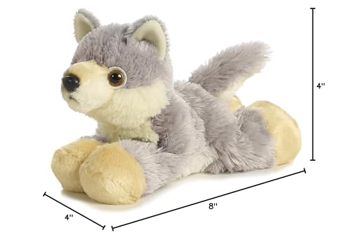 Aurora® Mini Flopsie™ Woolsey™ Stuffed Animal, Gray, 8 Inches, Polyester, Model 31172