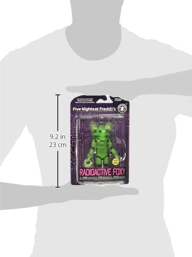 Funko Pop! Action Figure - Five Nights at Freddy's Radioactive Foxy, Glow in The Dark, Vinyl, Standard Size, Multicolor, Model 59684