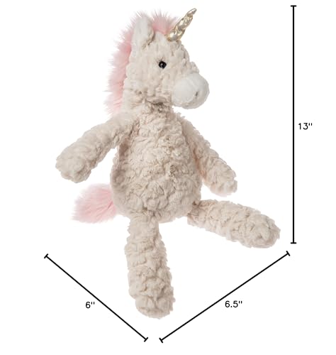 Mary Meyer Putty Unicorn Soft Toy Friend  White 33-Centimetres
