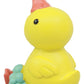 Ebros Gift Furry Bones Bath Tub Soaking Bubbles Time Bob The Rubber Duck Figurine Yellow Ducky Hooded Furrybones Skeleton Monster Collectible Small Sit Up Sculpture
