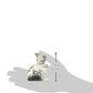 Lladró Glossy Porcelain Figure Cat And Mouse In White And Gray. Decorative Kitten Porcelain Figurine.