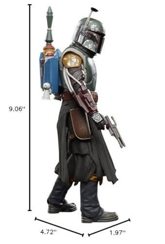 Hasbro Boba Fett Action Figure, 15cm, Multicolor, Plastic, Model F58705L0, Star Wars: Book of Boba Fett