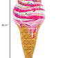 Intex 58762Eu Realistic Print Mattress Ice-Cream Lilo, Multi-Colour, 224 X 107 Cm