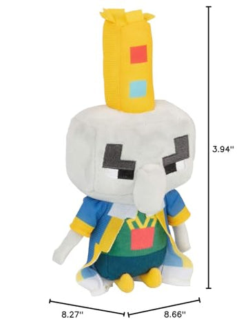 Jinx Minecraft Dungeons Happy Explorer Arch-Illager Plush Stuffed Toy, Multi-Colored, 7'' Tall