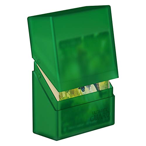 Ultimate Guard Boulder 40+ Classic, Deck Case For 40 Double-Sleeved Tcg Cards, Emerald, Secure & Durable Storage For Trading Card Games, Soft-Touch Finish