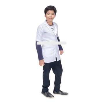 AMBIKA STORES & READYMADES Kids Doctor Fancy Dress Costume  White Lab Coat for Boys & Girls | School Role Play (28)
