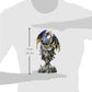 Blue Dragon Warrior Statue 6X4X9.5