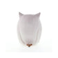 Distressed White Owl Figurine 4.62X4.75X6.5'