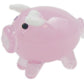 Miniature Glass Pig Figurine