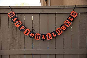 [USA-Sales] Halloween Banner Happy Halloween, Halloween Party Decorations, by USA-Sales Seller