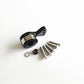 Aluminum Servo Saver 18mm for Stock Plastic 25T Output Gear Ajustable Hi-Torque Servo Arm Black