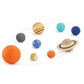 9 Piece Universe Planet Solar System Model Nine Planets Model Solar System Planet Figure Playsets Cake Topper Decoration Collect