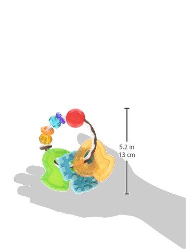 Infantino Cool & Chew Teether Keys, Three Sensory Stimulating Baby Teether Toys, 0M+, Multicolor