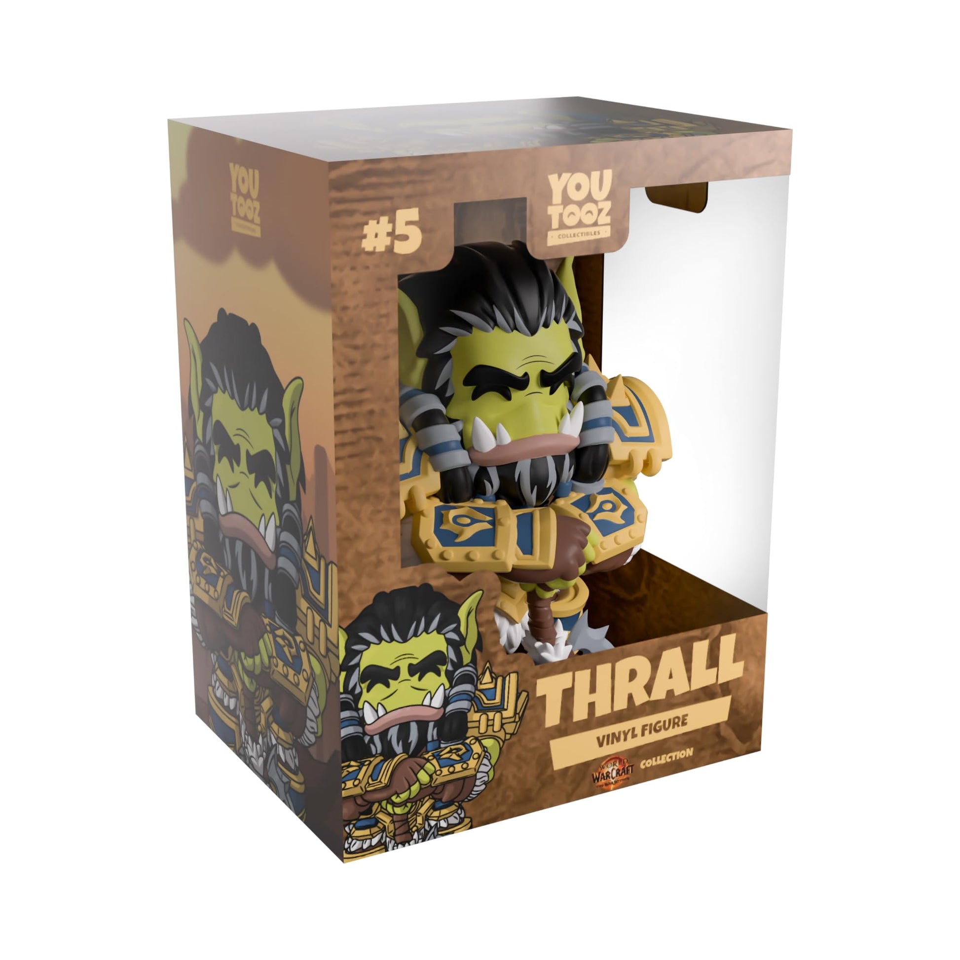 Youtooz Thrall Collectible 4.8 Vinyl Figure, World Of Warcraft Thrall Action Figure, Wow Figurine