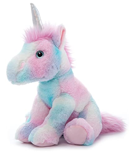 The Petting Zoo, Unicorn Stuffed Animal, Gifts For Girls, Cotton Candy Unicorn Plush Toy 12 Inch