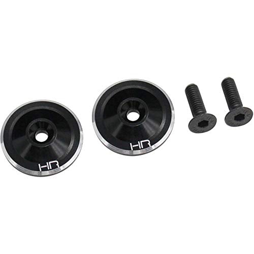 Hot Racing AON40U01 Black large Wing Button Aluminum (2)