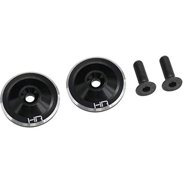 Hot Racing AON40U01 Black large Wing Button Aluminum (2)