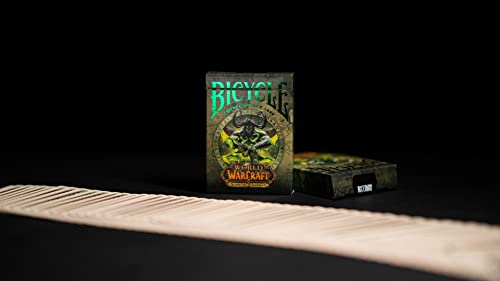 Bicycle Premium Special Edition Playing Cards - World of Warcraft: The Burning Crusade - Green - Model 10041187 - Cardstock
