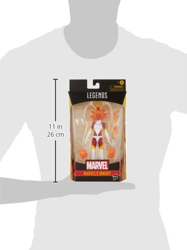 Marvel Legends Series 6-Inch Binary Figure With Premium Design And 6 Accessories