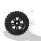 ARRMA 1/8 dBoots Copperhead2 MT Front/Rear 3.8 Pre-Mounted Tires, 17mm Hex, Black (2), ARA550059