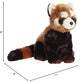 Aurora® Adorable Flopsie™ Lesser Panda Stuffed Animal - Playful Ease - Timeless Companions - Brown 12 Inches