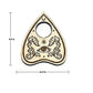 Cm Originals Large Wooden Spirit Board -Handmade Talking Spirit Board With Wooden Planchette - Handmade Wooden Premium Quality Talking Board (Large All Seeing Eye Board)
