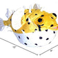 Adore Plush Company 12" Fugu The Porcupine Pufferfish Plush Toy - Yellow Soft Fabric