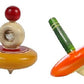 Spylark Toys  Handcrafted Wooden Spin Top & Spin Top Bhingri Kids/Showpiece (Pack Of2)