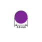 Purple Confetti 0.6 inch,Round Purple Foil Confetti,Shiny Purple Confetti for Party Decoration or Filled Balloons,(3.52 oz)