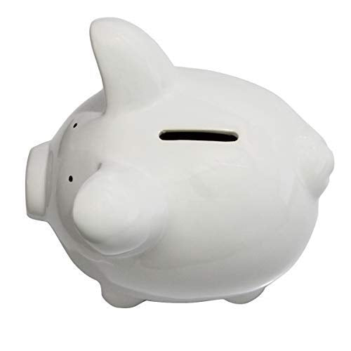 Piggy Bank,Child To Cherish Ceramic Pig Money Piggy Banks For Boys Girls Kids Blue