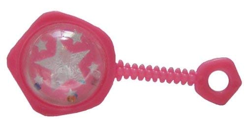 Adorable Pink Baby Rattles (6Cm) 6 Count - Party Favors For Baby Showers & Celebrations