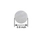 Silver Confetti 0.6 inch,Round Silver Foil Confetti,Shiny Silver Confetti for Party Decoration or Filled Balloons,(3.52 oz)