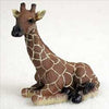 Conversation Concepts Sitting Giraffe Miniature Figurine - Brown Vinyl, Model 6061754