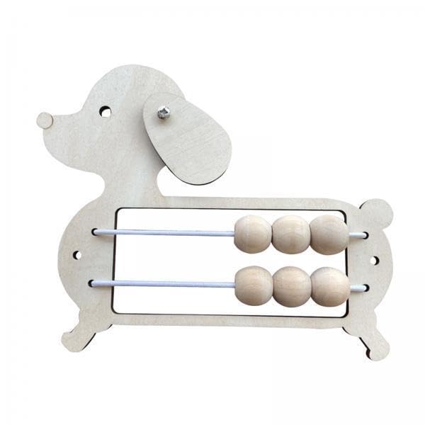 Merishopp2Xwood Busy Board Material Educational Toys Birthday Gift For Nursery Unisex Puppy|Baby | Toys For Baby | Developmental