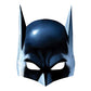 Unique Batman Super Hero Birthday Party Supplies Favor Bundle includes 16 Party Paper Masks with 1 Dinosaur Sticker Sheet