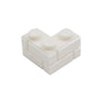 YUJHITP 300 Pcs White 1+2 Masonry Profile Bricks, Classic White Building Wall Bricks Blocks Bulk, Compatible with Lego Parts and