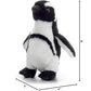 The Petting Zoo African Blackfoot Penguin Plush Toy, 8 Inches, Soft Polyester Stuffed Animal for Kids, Model 840076234431