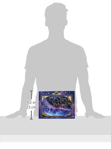 ensky 1000 Piece Jigsaw Puzzle - Pokemon Starry Sky, Cardboard, 51 x 73.5 cm, Model 1000T-93