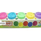 Pezyox Amazing Dough Multicolor Dough And Moulds/Large Size And Small Size Containers For Kids Toys(Amzing Dough)