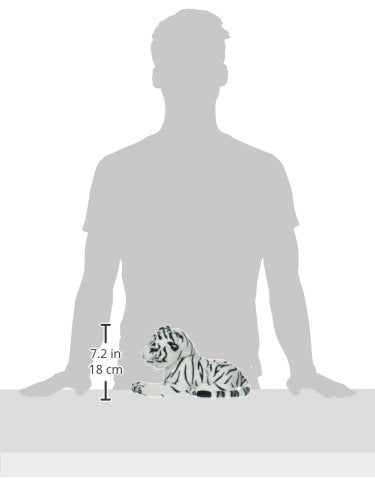 U.S. Toy St3166 Realistic Tiger, White