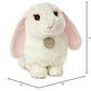 Aurora® Realistic Miyoni® Lop Eared Bunny Stuffed Animal - Lifelike Detail - Cherished Companionship - White 9 Inches