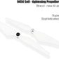 4 Pairs 9450 Self Tightening Drone Propeller(4CW+4CCW) for DJI Phantom 3 Professional, Advanced, Phantom 2 Series