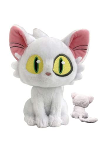 Roocnie Cat Plush Daijin Plushies Anime Movie Stuffed Animals Decor Gift 9.8 Inch/25Cm